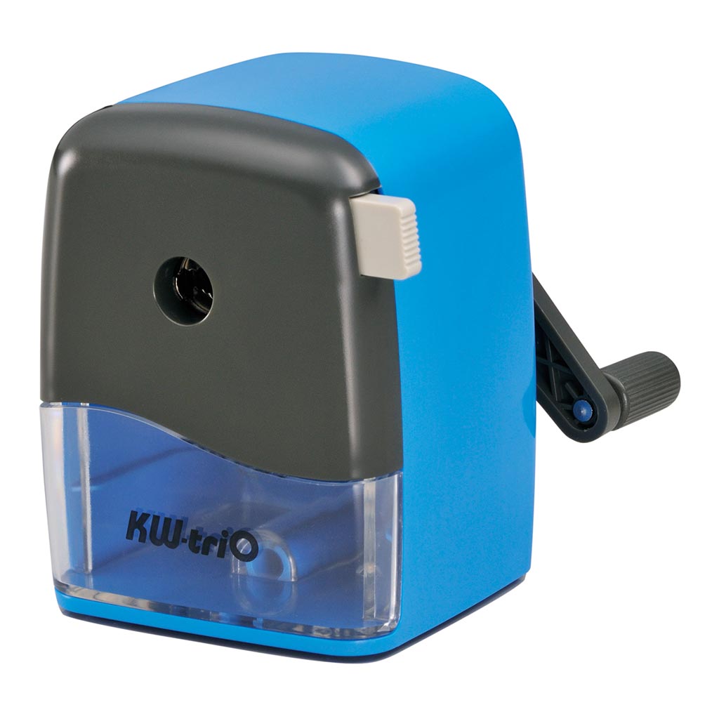 KW-triO Desktop Pencil Sharpener Adjustable Fit Blue