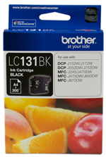 (image for) Genuine Brother LC131BK (Black) ink cartridge - Click Image to Close