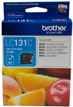 Genuine Brother LC131C (Cyan) ink cartridge