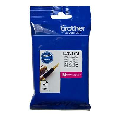 Genuine Brother LC3317M (Magenta) ink cartridge