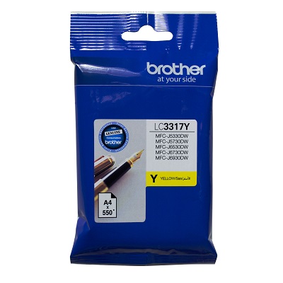 Genuine Brother LC3317Y (Yellow) ink cartridge