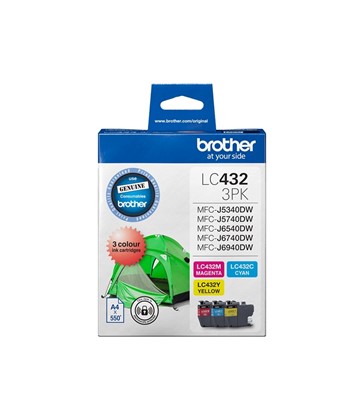 Genuine Brother LC432 3PK (3 Colour Pack)