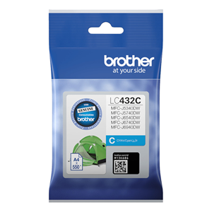 Genuine Brother LC432C (Cyan) ink cartridge