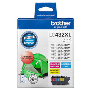 Genuine Brother LC432XL 3PK (3 Colour Pack)