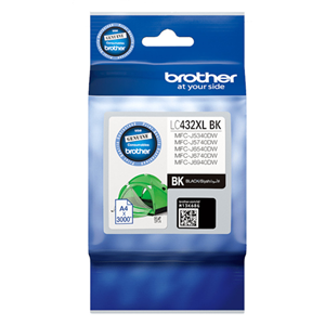 Genuine Brother LC432XLBK (Black) ink cartridge