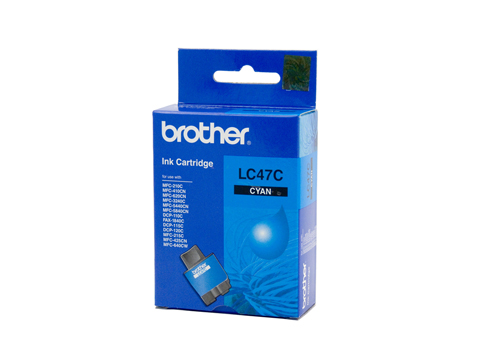 Genuine Brother LC47C (Cyan) ink cartridge