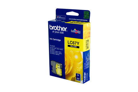 Genuine Brother LC67Y (Yellow) ink cartridge