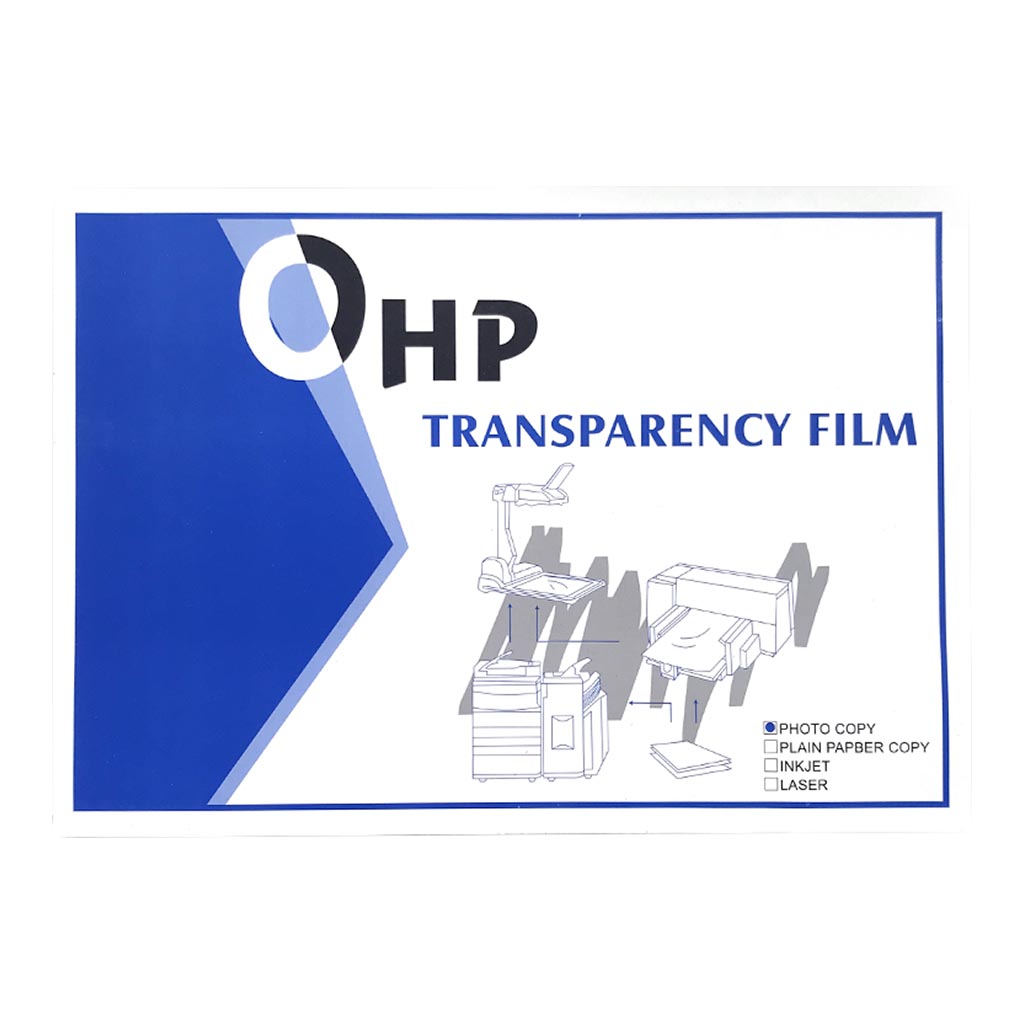 (image for) OHP Transparency Film A4 100mic, Pack of 100