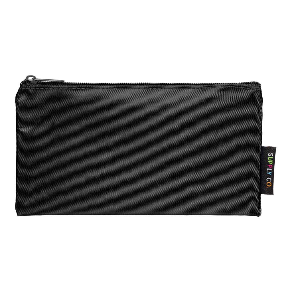 (image for) Supply Co Pencil Case Flat Black 21x11cm