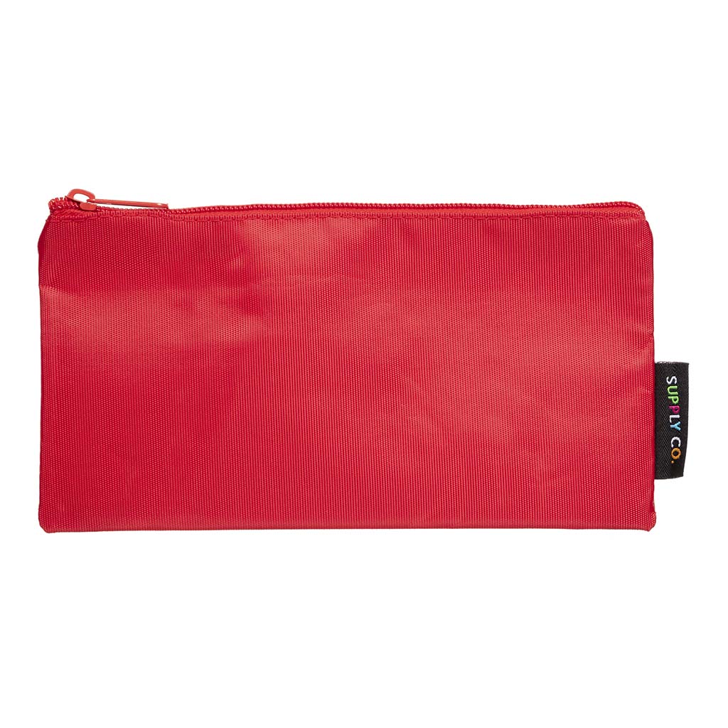 (image for) Supply Co Pencil Case Flat Red 21x11cm