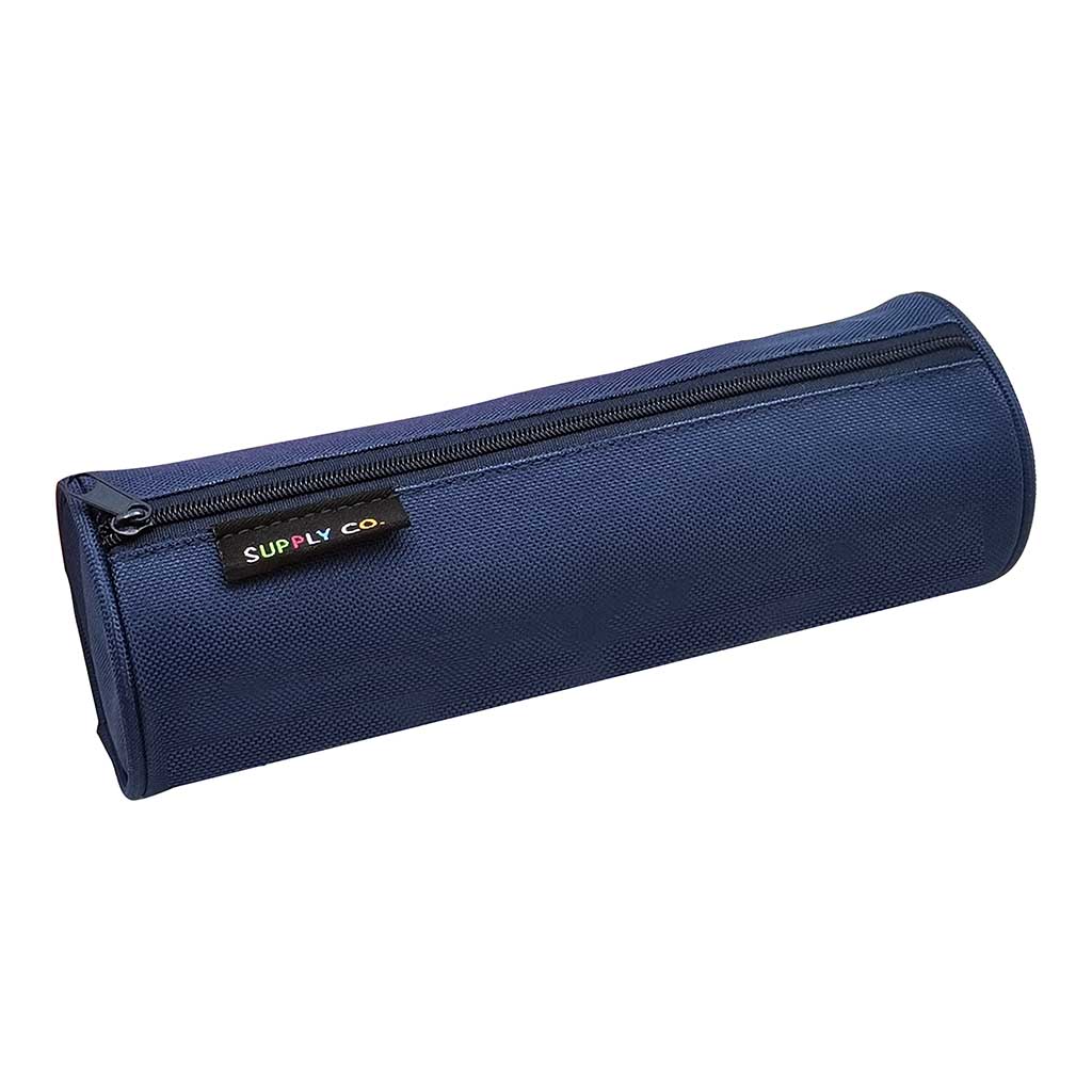 (image for) Supply Co Pencil Case Tube Navy Blue 21x8cm