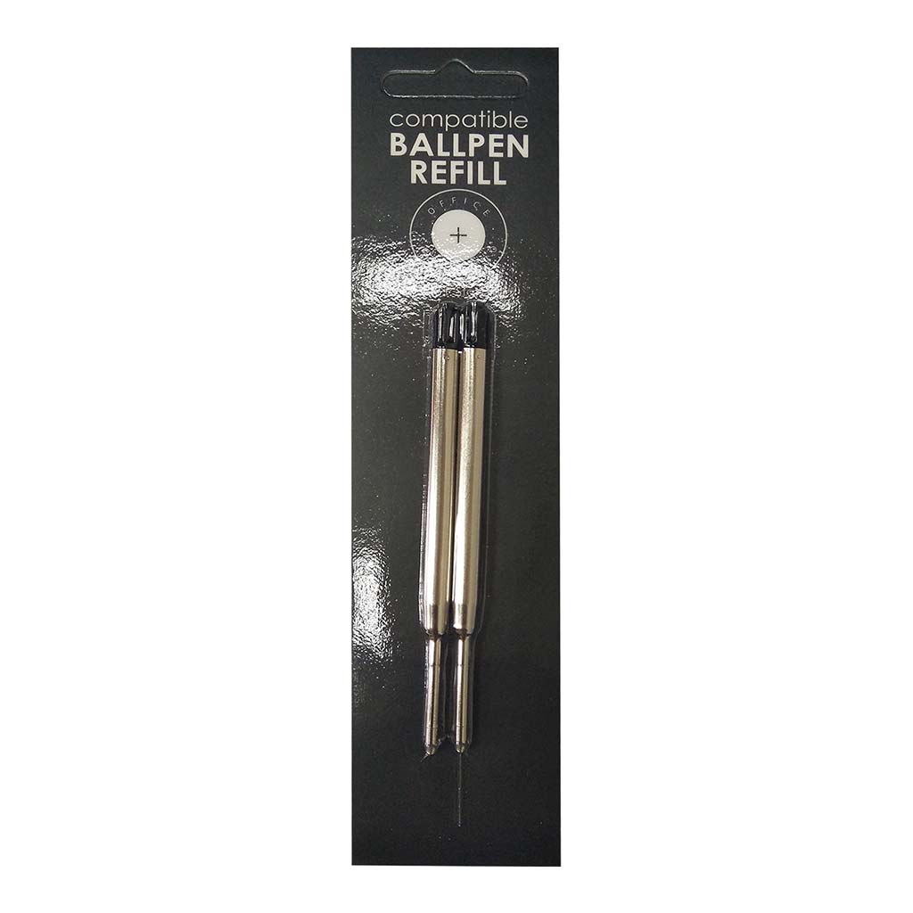 GBP Compatible Parker Ballpoint Refill Black, Pack of 2