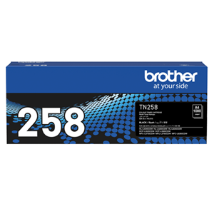 Genuine Brother TN258 Black toner cartridge