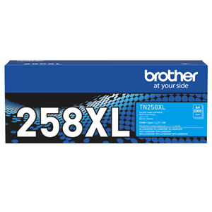 Genuine Brother TN258XL Cyan toner cartridge