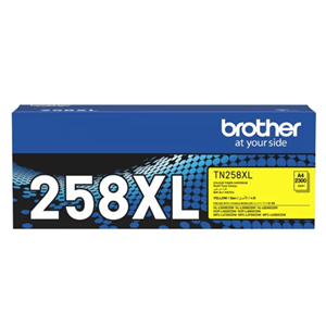 Genuine Brother TN258XL Yellow toner cartridge