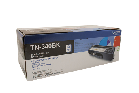 Genuine Brother TN340 Black laser toner cartridge