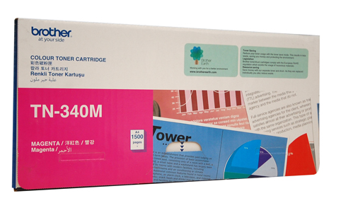 Genuine Brother TN340 Magenta laser toner cartridge