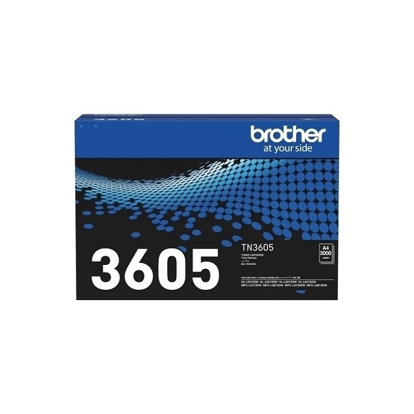 Genuine Brother TN3605 Black Toner