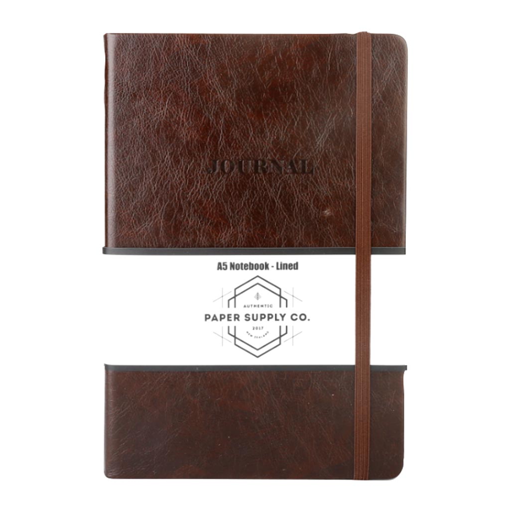 OSC Vintage Hardcover Journal A5 Brown