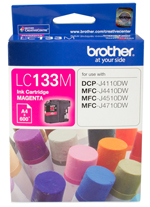 Genuine Brother LC133M (Magenta) ink cartridge