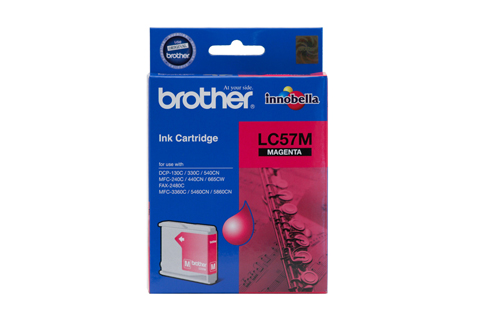 Genuine Brother LC57M (Magenta) ink cartridge